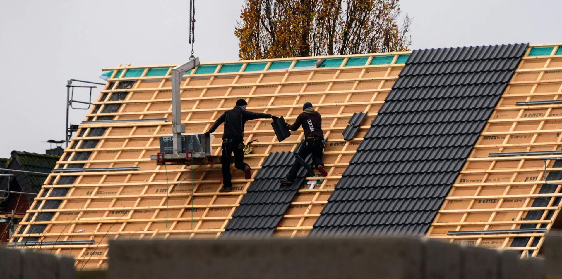 Roofing Crew at Work
